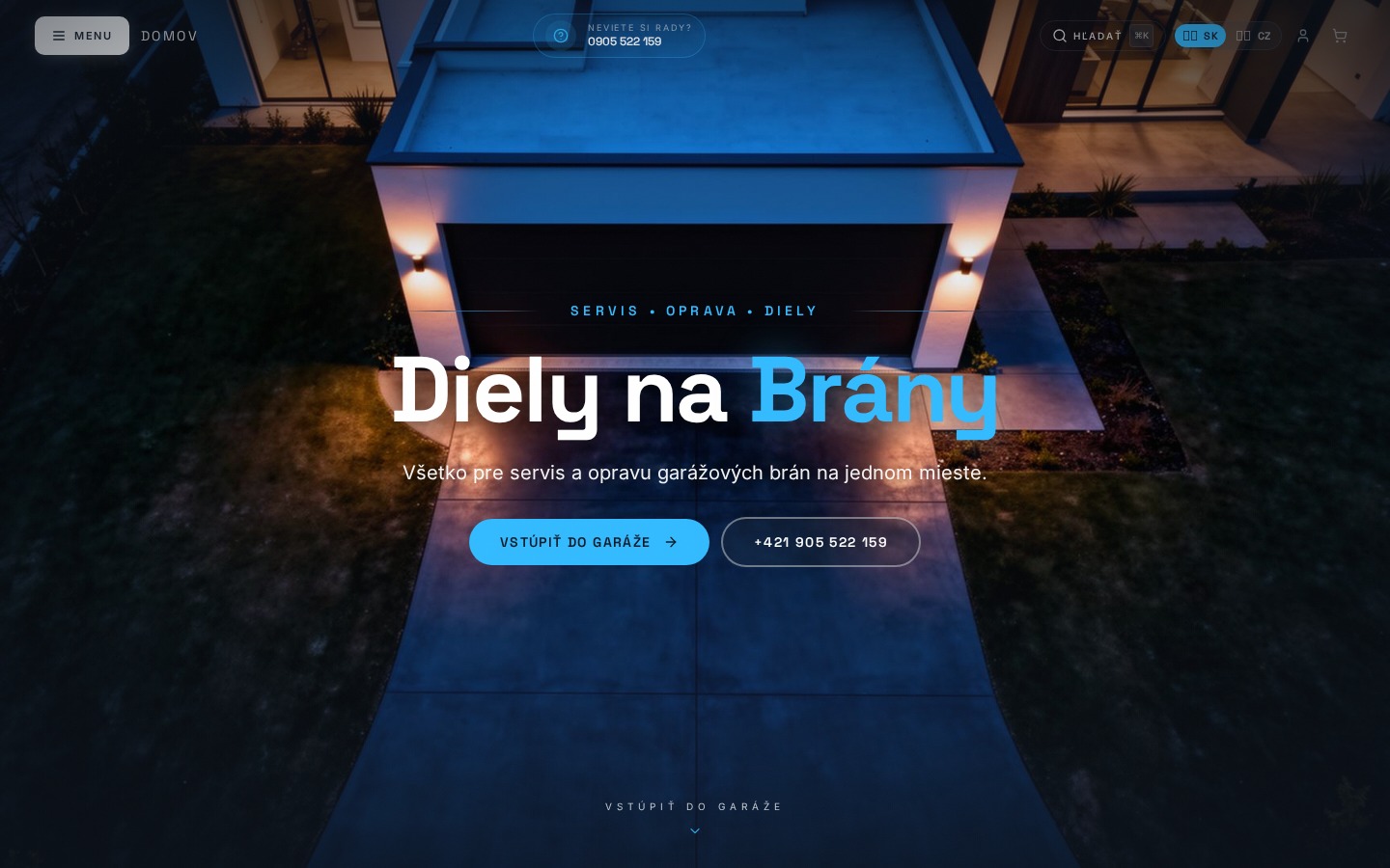 Diely na brány — eshop